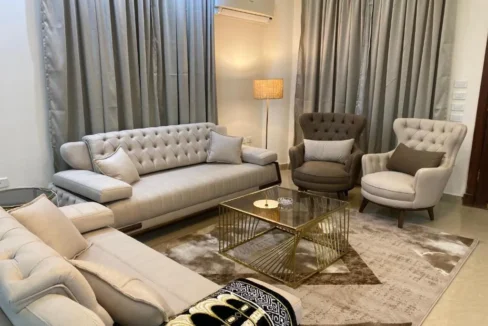 Furnished ground floor apartment with a private entrance in Zayed
